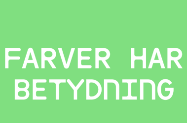 farver har betydning
